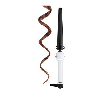 Professional Nano Ceramic 1-1/4" Flipperless Tapered Curling Wand. NWOT